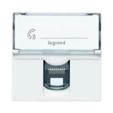 Legrand Розетка Legrand Mosaic 1 А белый 76565