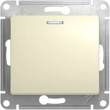 Переключатель (с 2-х мест) Schneider Electric GSL000263 GLOSSA, 10 А, бежевый