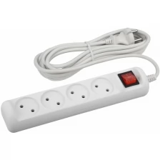 Сетевой фильтр Эра 4 Sockets 3m White U-4s-3m-2x1 Б0044053