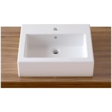 Раковина накладная для ванной комнаты Lavinia Boho Bathroom Sink 33311014, умывальник из фарфора, ширина 50.5 см