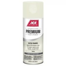 Аэрозольная краска Ace PREMIUM Enamel - IVORY - Слоновая кость, полуматовый