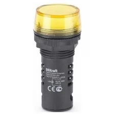 Лампа коммутац. ADDS 22мм LED 220В AC/DC ЛK-22 желт. SchE 25120DEK