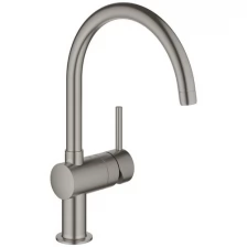 Однорычажный смеситель Grohe Minta темный графит матовый 32917AL0